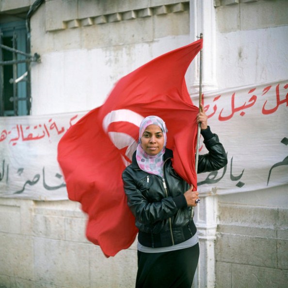 BARM0342313 Ouda Hamraoui, 26 ans, maîtrise en langue italienne obtenue en 2008, originaire de Hammam-Lif © Martin Barzilai