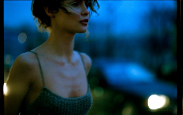 Heure bleue, première série de mode, 1999 60x80 © Mathias Walter Affiche