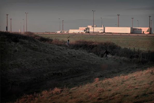 Migrants de Calais, décembre 2014. Photo : Guillaume Lavit d'Hautefort